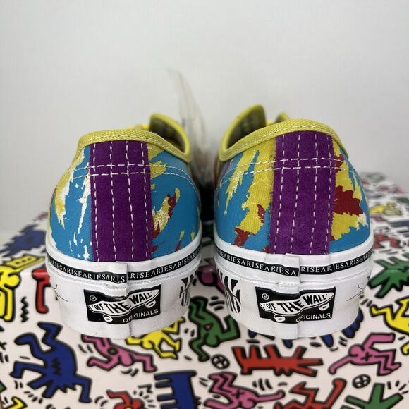 Vans X Aries‎ OG Authentic LX Shoes Weed Muted VN0A4BV9 Size 7.5M/9W NEW main image 7
